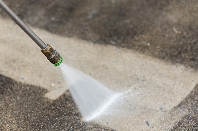 parking lot pressure washing in elk grove