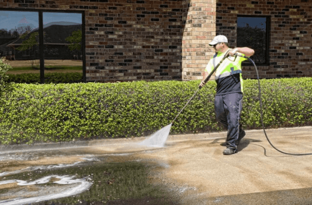 commercial concrete cleaning in elk grove